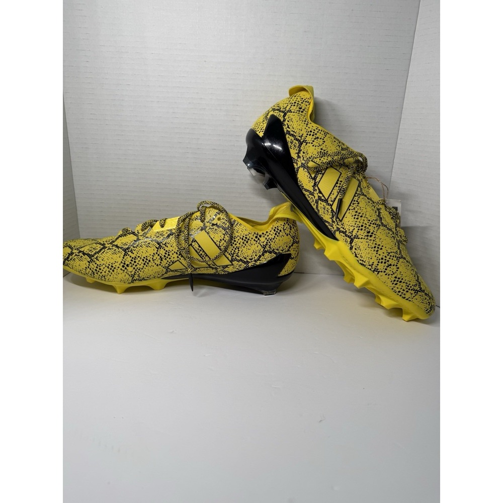 New adidas Mens 15 ADIZERO ELECTRIC II Exotic Speed Football Cleat Yellow IE3893 - Picture 3 of 16